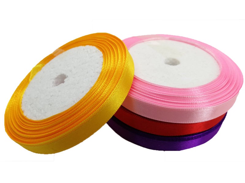 JESEP 3/8 inch Solid Satin Fabric Ribbon for Christmas 400 Yards 10mm Colored Gift Package Wrapping Ribbon for Hair Bow Clips Accessories-Crafts-Sewing-Wedding-Home Decoration - Image 4